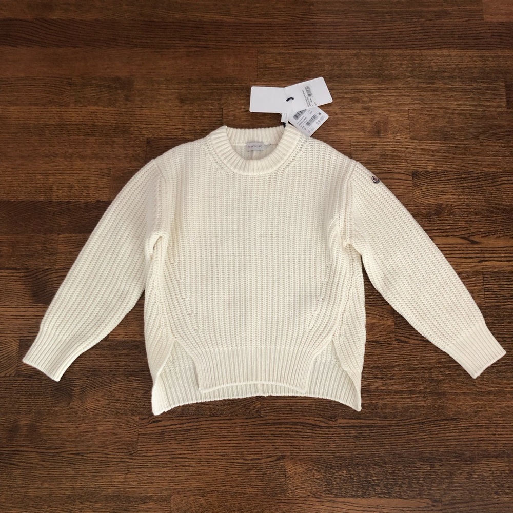 Moncler - Rib Wool Sweater Size Large - Picture 3 of 10